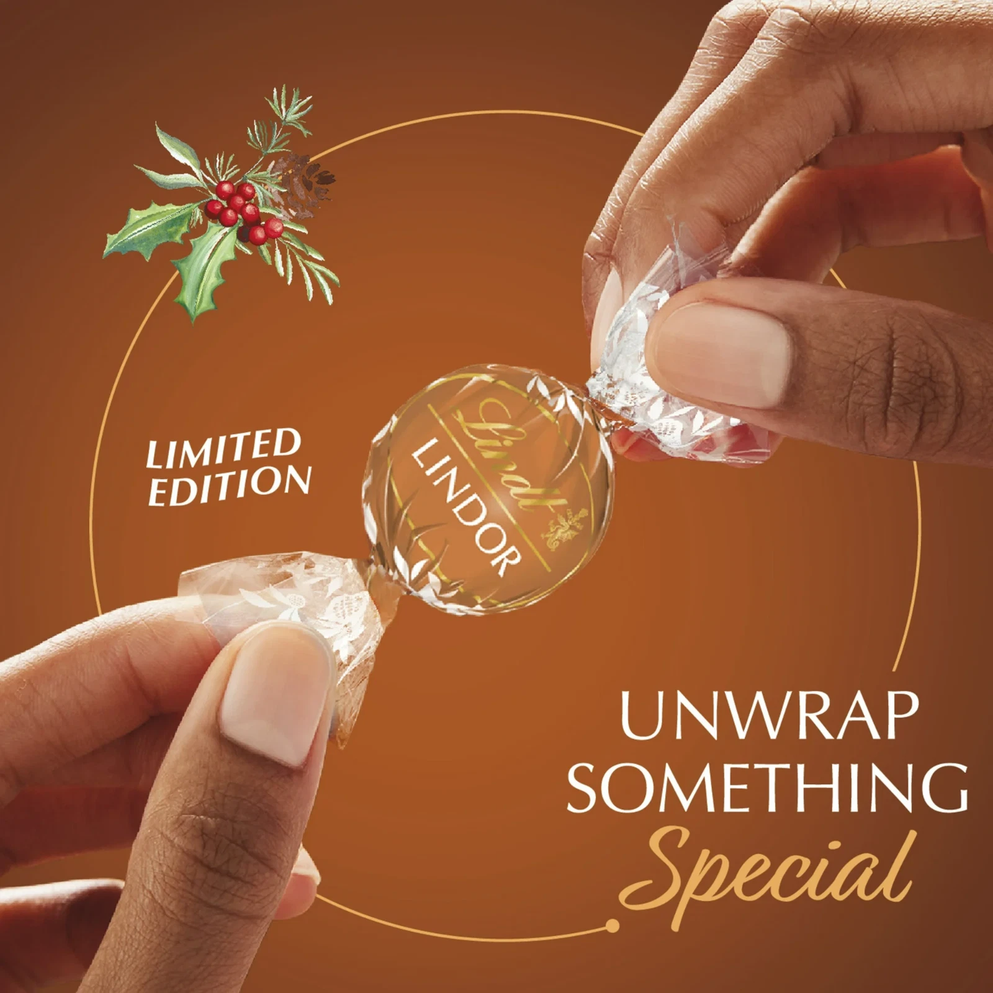 Lindt LINDOR Limited Edition Snickerdoodle Christmas Truffles 5.1 oz