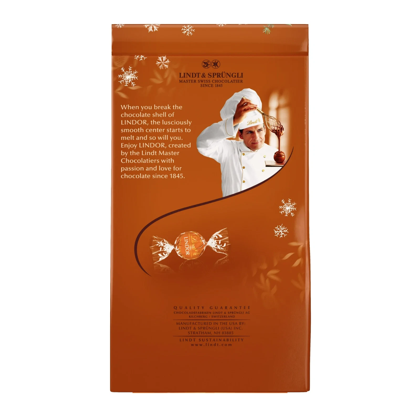 Lindt LINDOR Limited Edition Snickerdoodle Christmas Truffles 5.1 oz