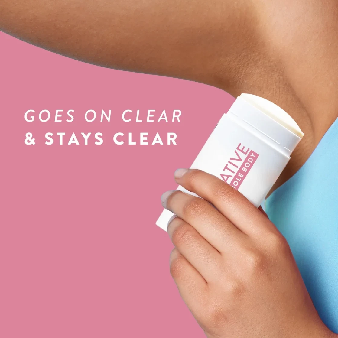 Native Deodorant, Aluminum Free, Sensitive Whole-Body Deodorant Vanilla & Raspberry Scent 2.4 oz