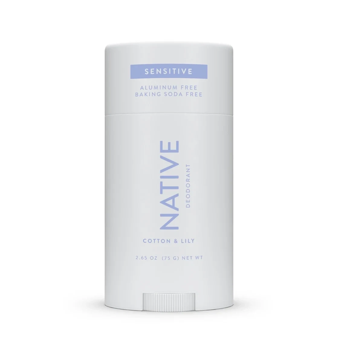 Native Deodorant, Aluminum Free, Sensitive Deodorant Cotton & Lily Scent 2.4 oz