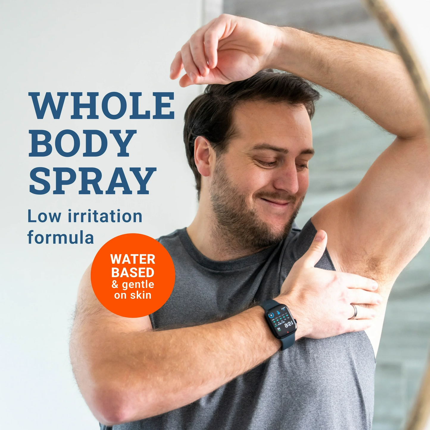 Mando Limited Edition Whole Body Deodorant Spray for Men, Aluminum Free, Cabin Retreat Scent, 3.6 oz