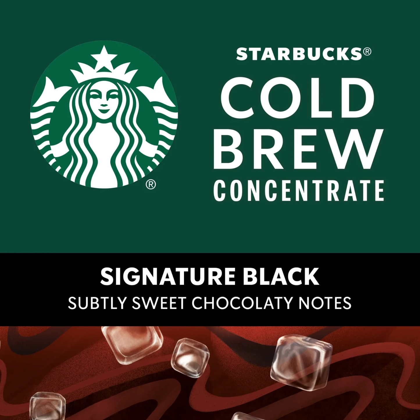 Starbucks Signature Black Coffee, Bottled Cold Brew Coffee Concentrate Drink, 32 oz