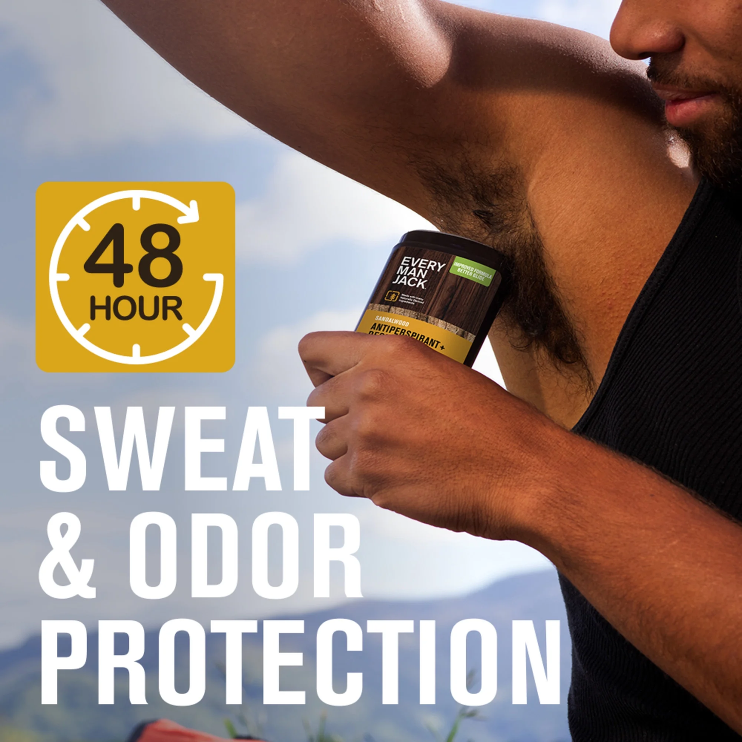 Every Man Jack Sandalwood Antiperspirant Deodorant, 2.6 Oz