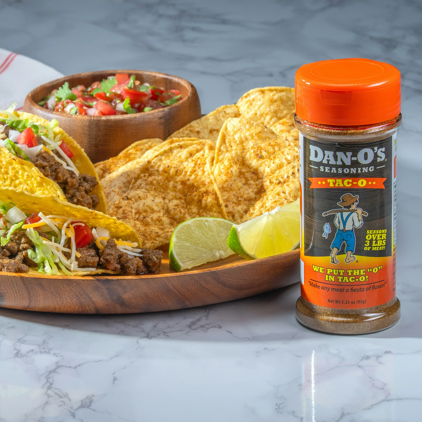 Dan-O's Preem-O Seasoning - All-Purpose Taco Seasoning - Great for cooking & grilling anything (3.4 oz)