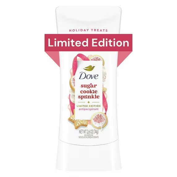 Dove Limited Edition Antiperspirant Deodorant Sugar Cookie Sprinkle, 2.6 oz