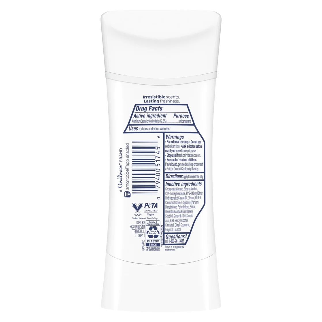 Dove Limited Edition Antiperspirant Deodorant Sugar Cookie Sprinkle, 2.6 oz