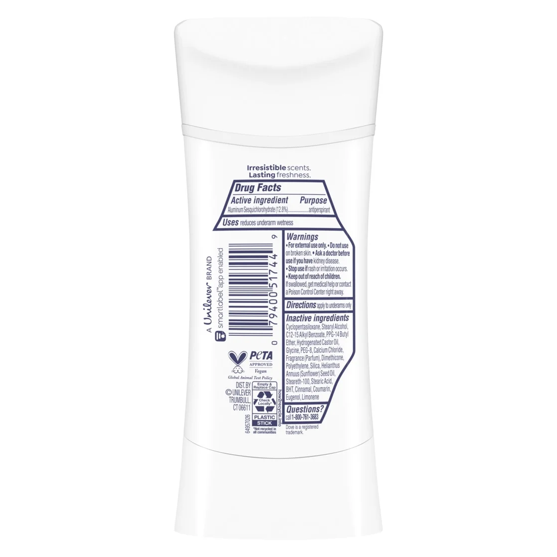 Dove Limited Edition Antiperspirant Deodorant Cinnamon Pumpkin Pie, 2.6 oz