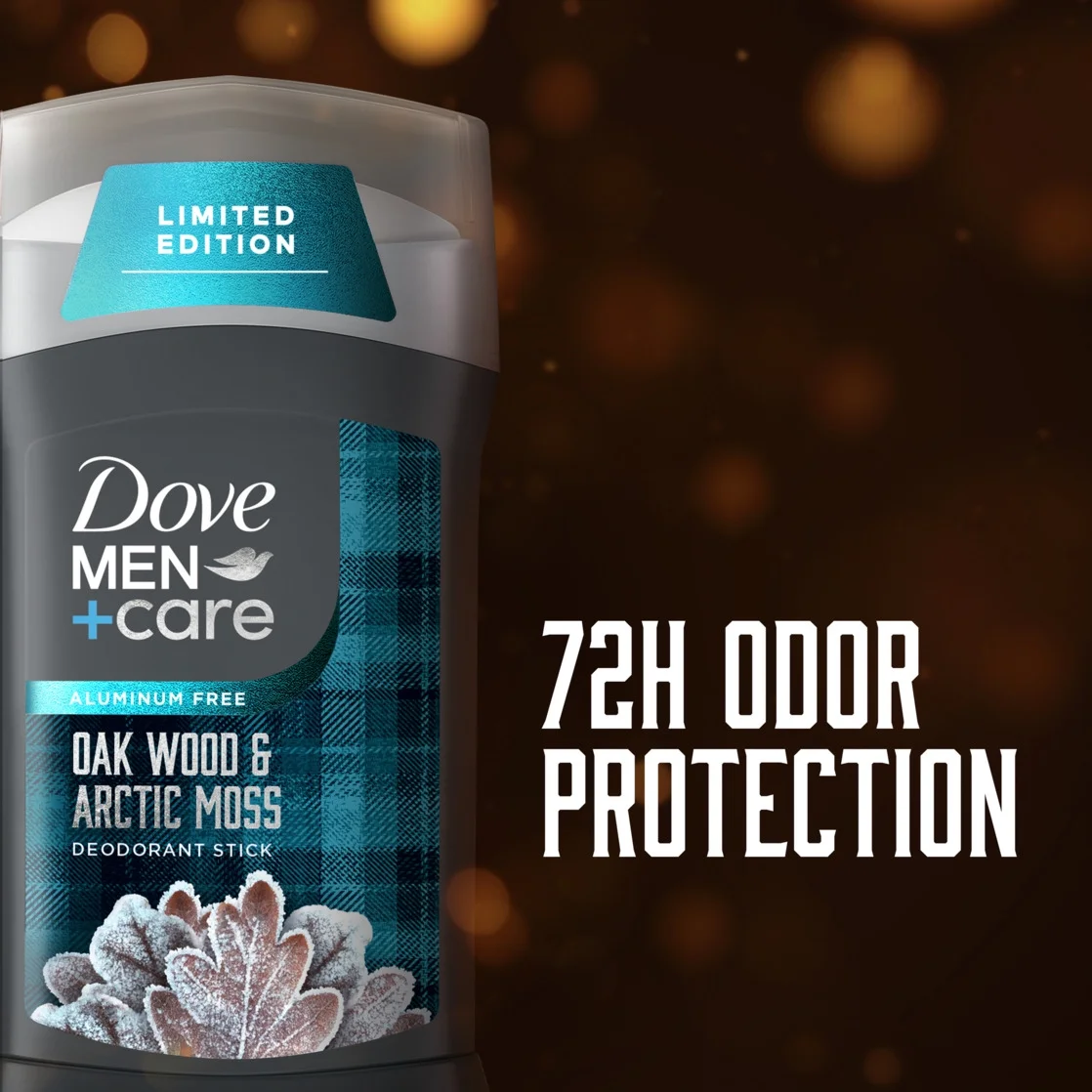 Dove Men+Care Antiperspirant Deodorant for Men, Oakwood & Arctic Moss, 3 oz