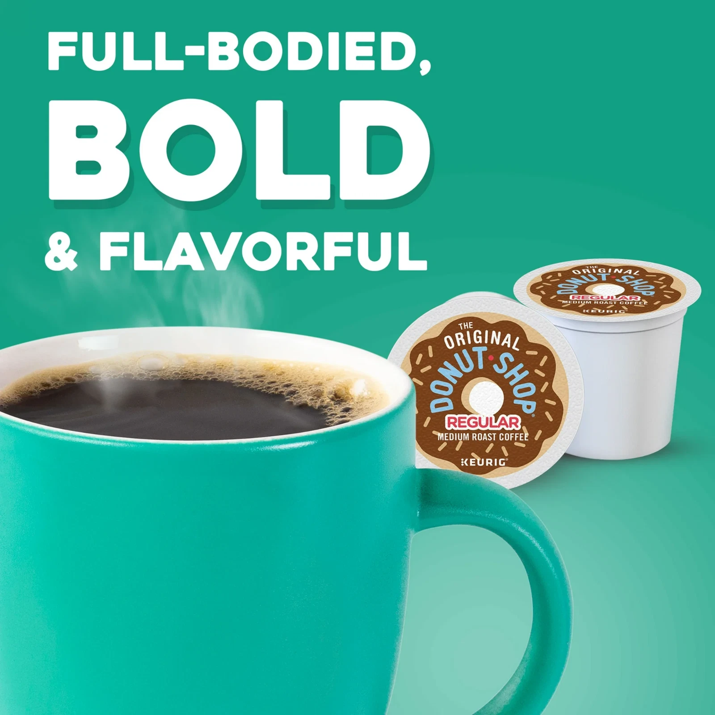 The Original Donut Shop, Regular Medium Roast K-Cup Coffee Pods, 24 Count