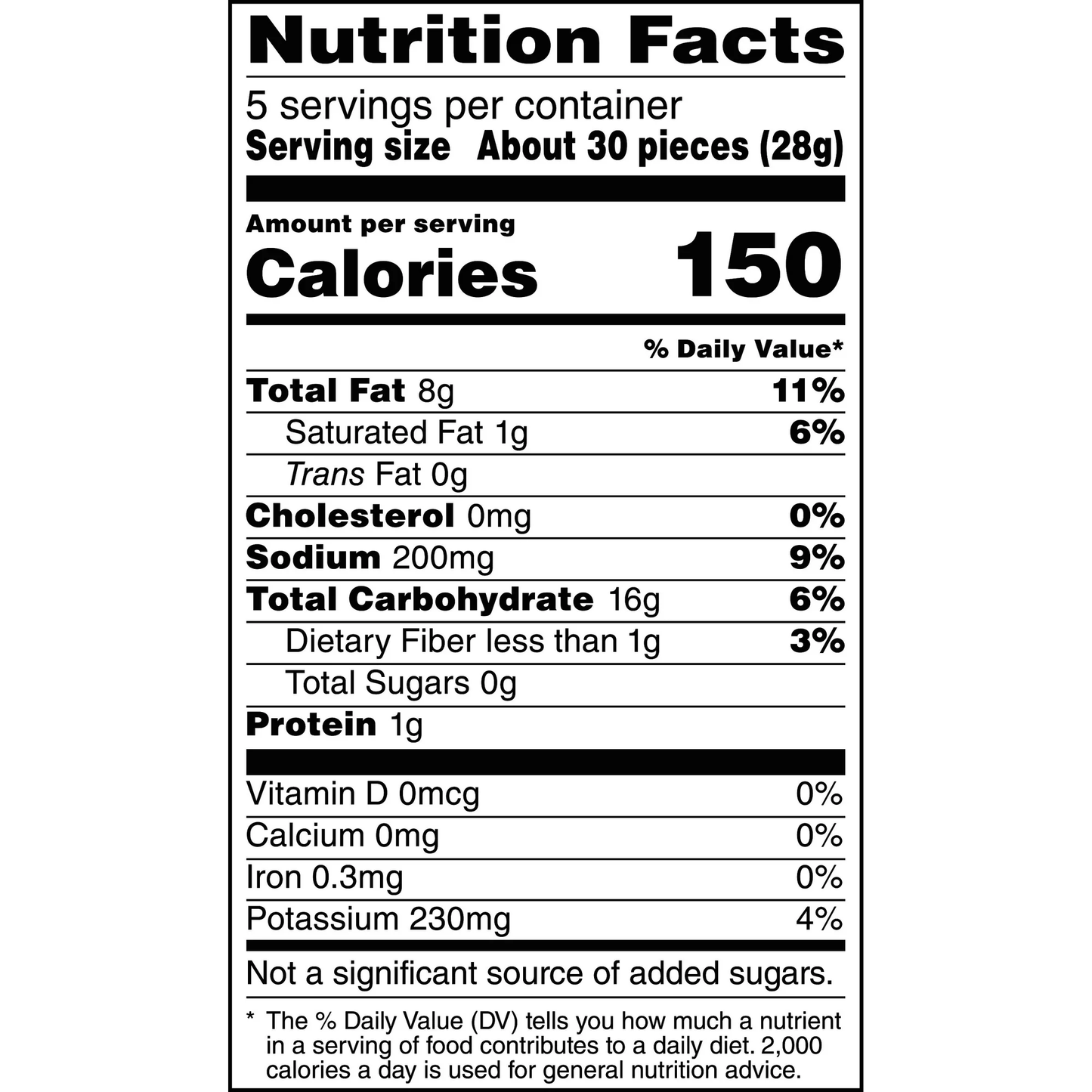Lay's Poppables Sea Salt Potato Snacks, 5 oz Bag