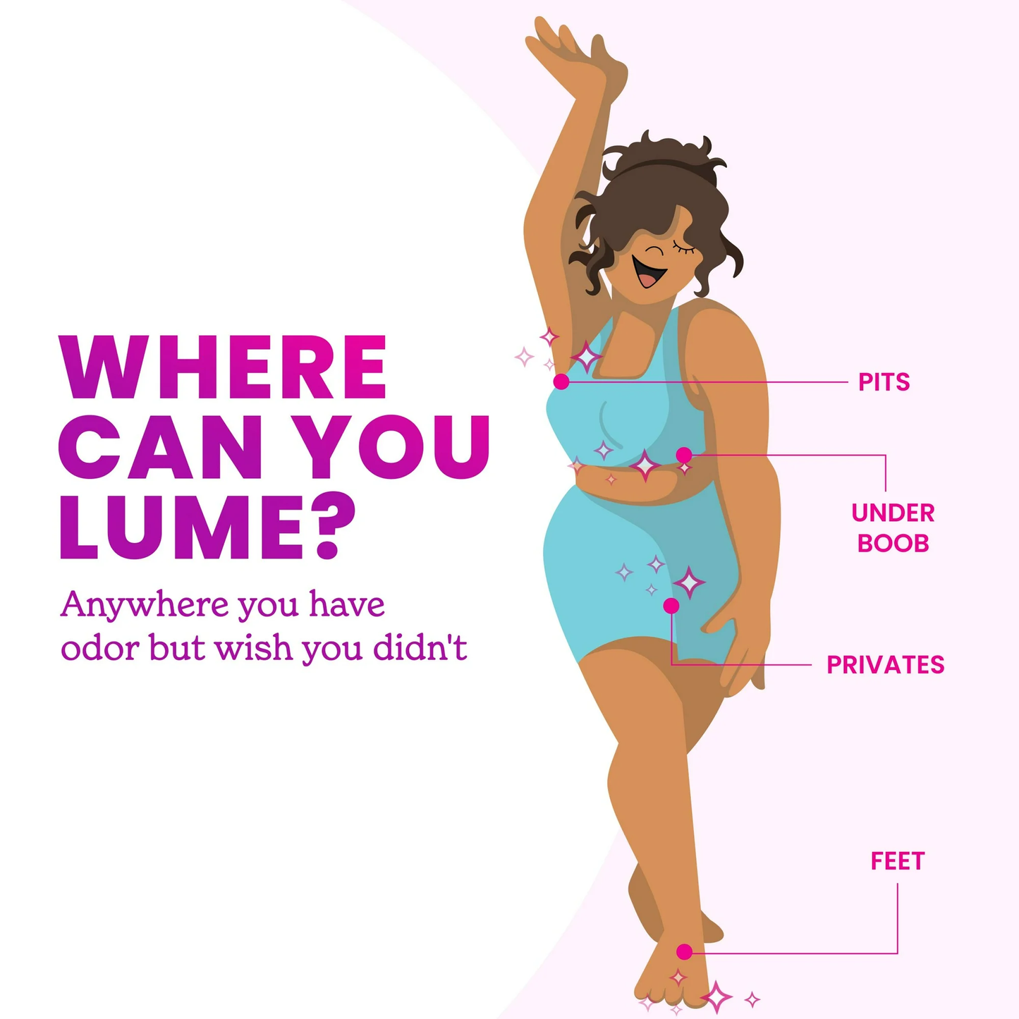 Lume Whole Body Women’s Deodorant - Smooth Solid Stick - Aluminum Free - Lavender Sage - 2.6oz