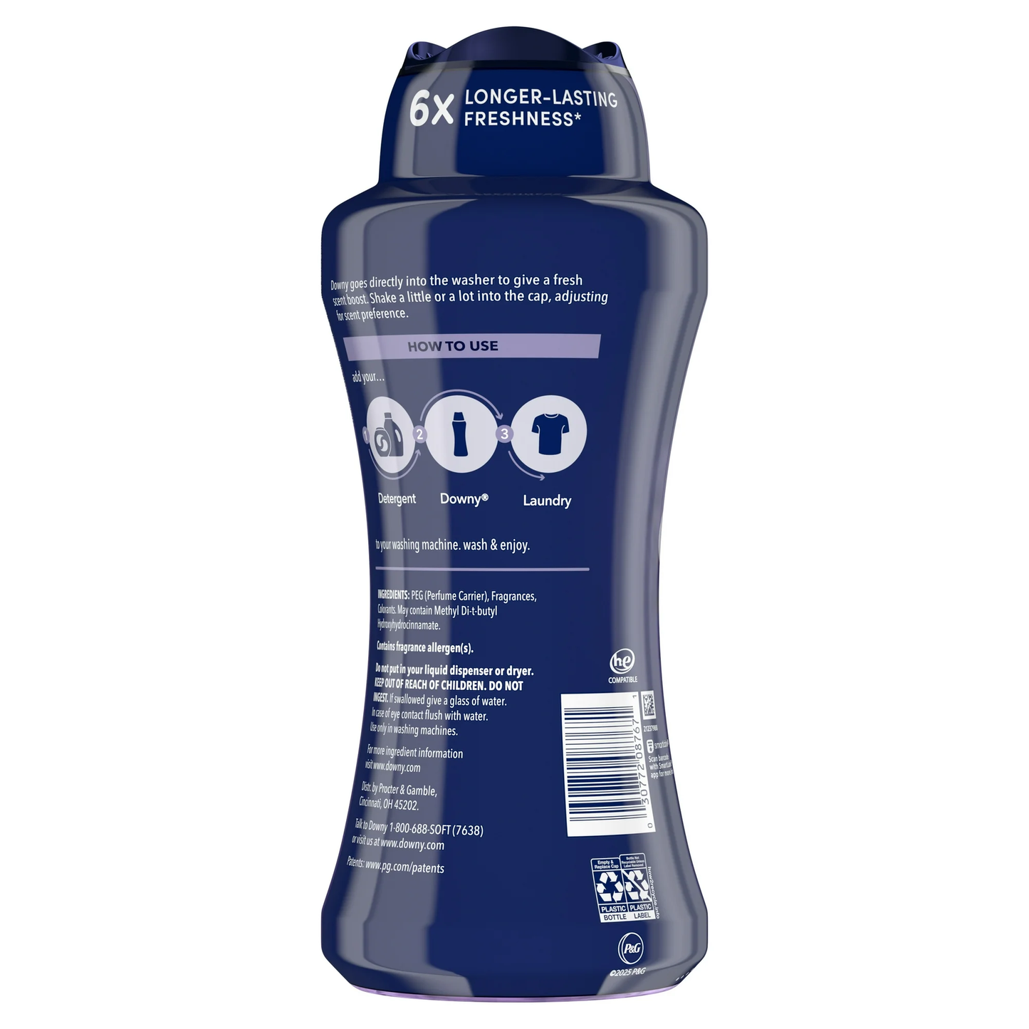 Downy Infusions Calm Scent Booster Laundry Beads, Lavender and Vanilla Bean, 24 oz