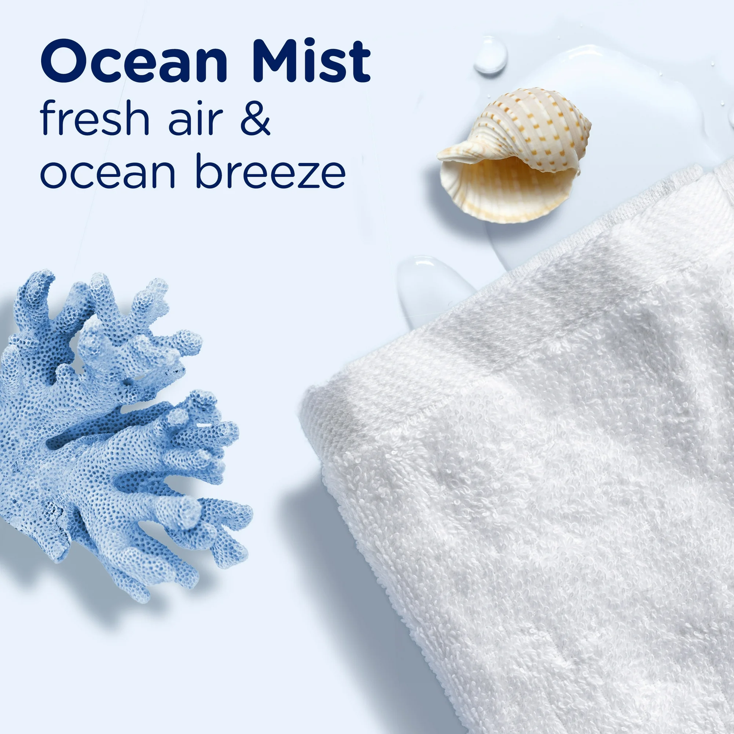Downy Light In-Wash Scent Booster Laundry Beads Ocean Mist Scent, 24 oz