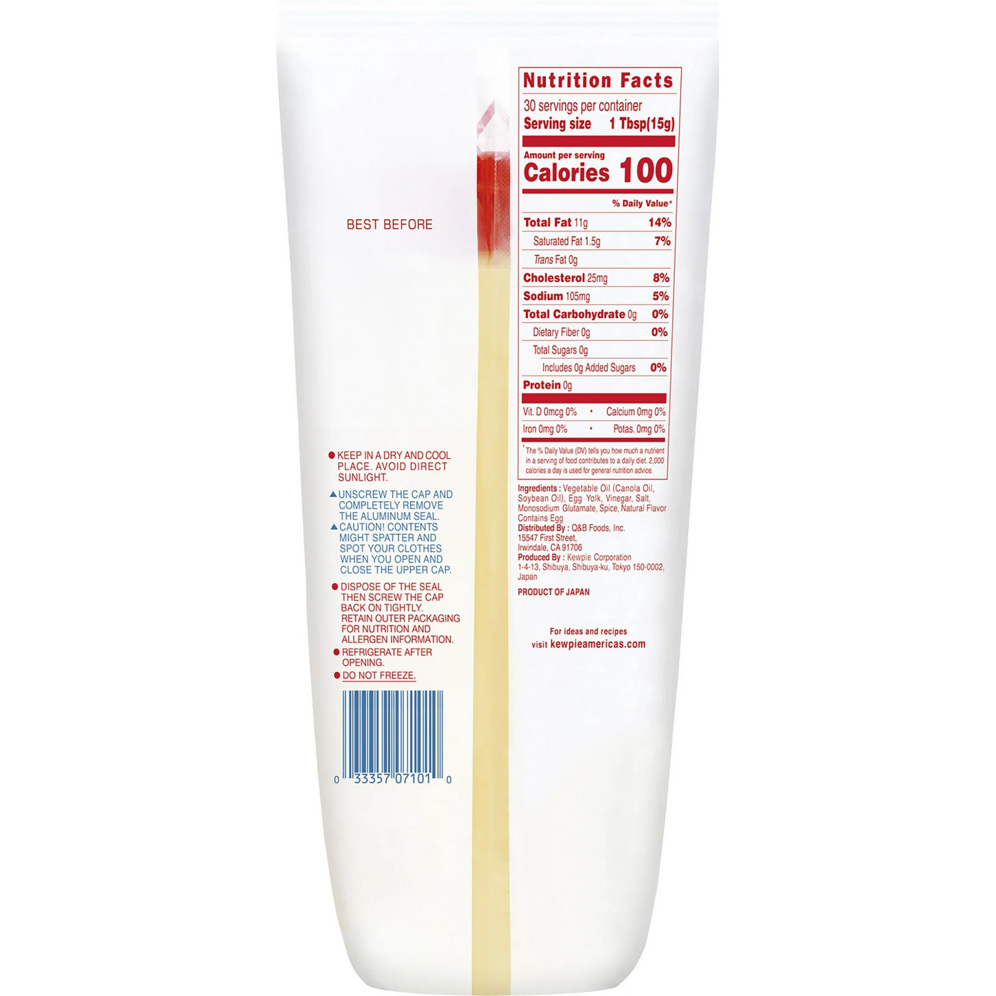 Kewpie Mayonnaise, 15.72 fl oz
