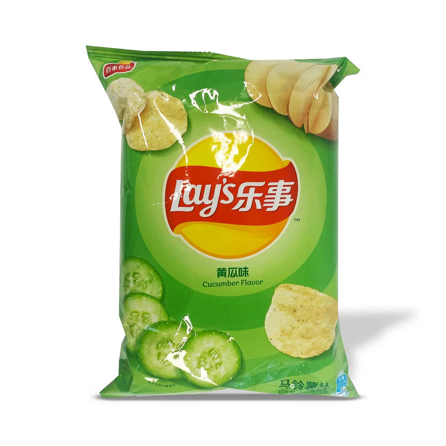 Lay's Potato Chips, Cucumber Flavor 70 g China