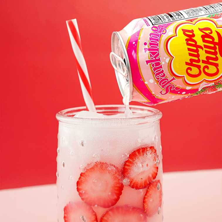 Chupa Chups Sparkling Strawberry Cream Soda